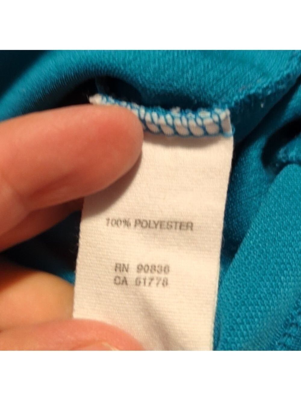 OGIO Polo Shirt Ladies Large Teal V-Neck - Picture 12 of 13